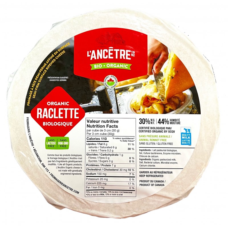 Fromage à raclette - à la coupe - Union fruitière bio Comtoise